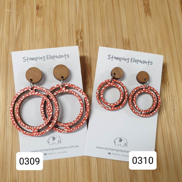 Stomping Elephants Earrings Crafty Gardener